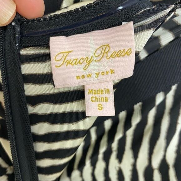 Anthropologie Tracy Reese Strapless Printed Midi Dress Size 8 - Picture 12 of 15